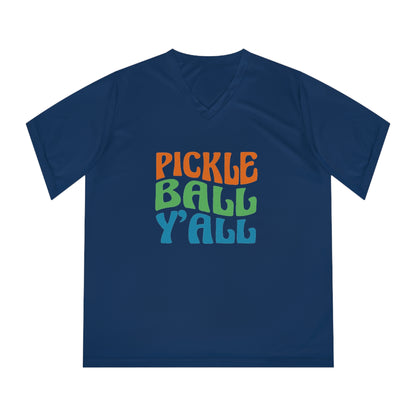 Women's Performance V-Neck T-Shirt - Pball Y'All