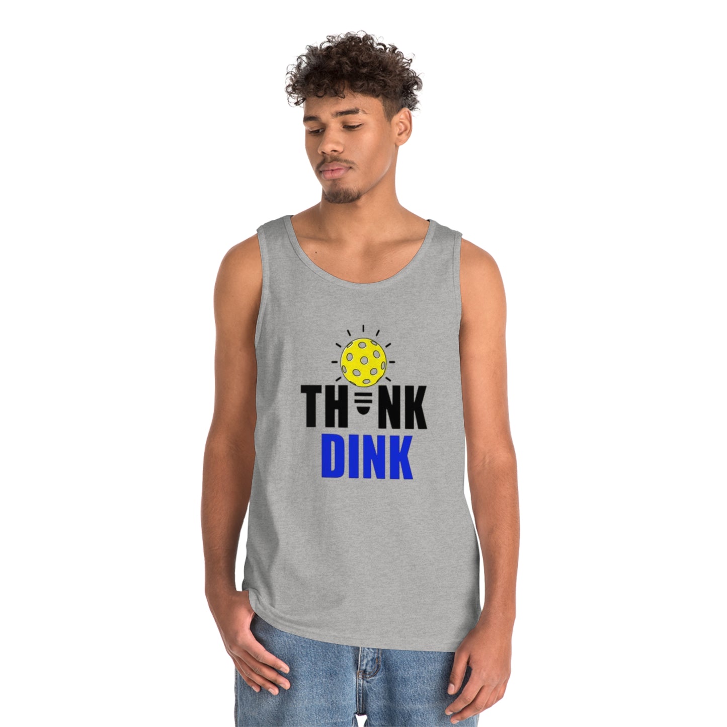 Unisex Heavy Cotton Tank Top - Think Dink