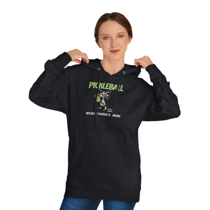 Unisex Hooded Sweatshirt Polyester Blend - Because