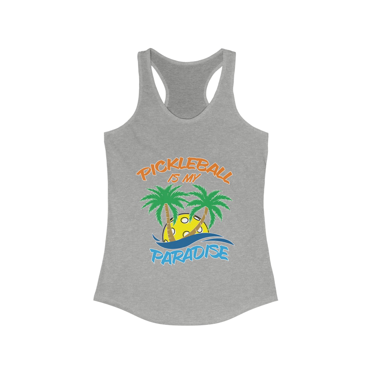 Women's Racerback Tank Combed Cotton - Paradise