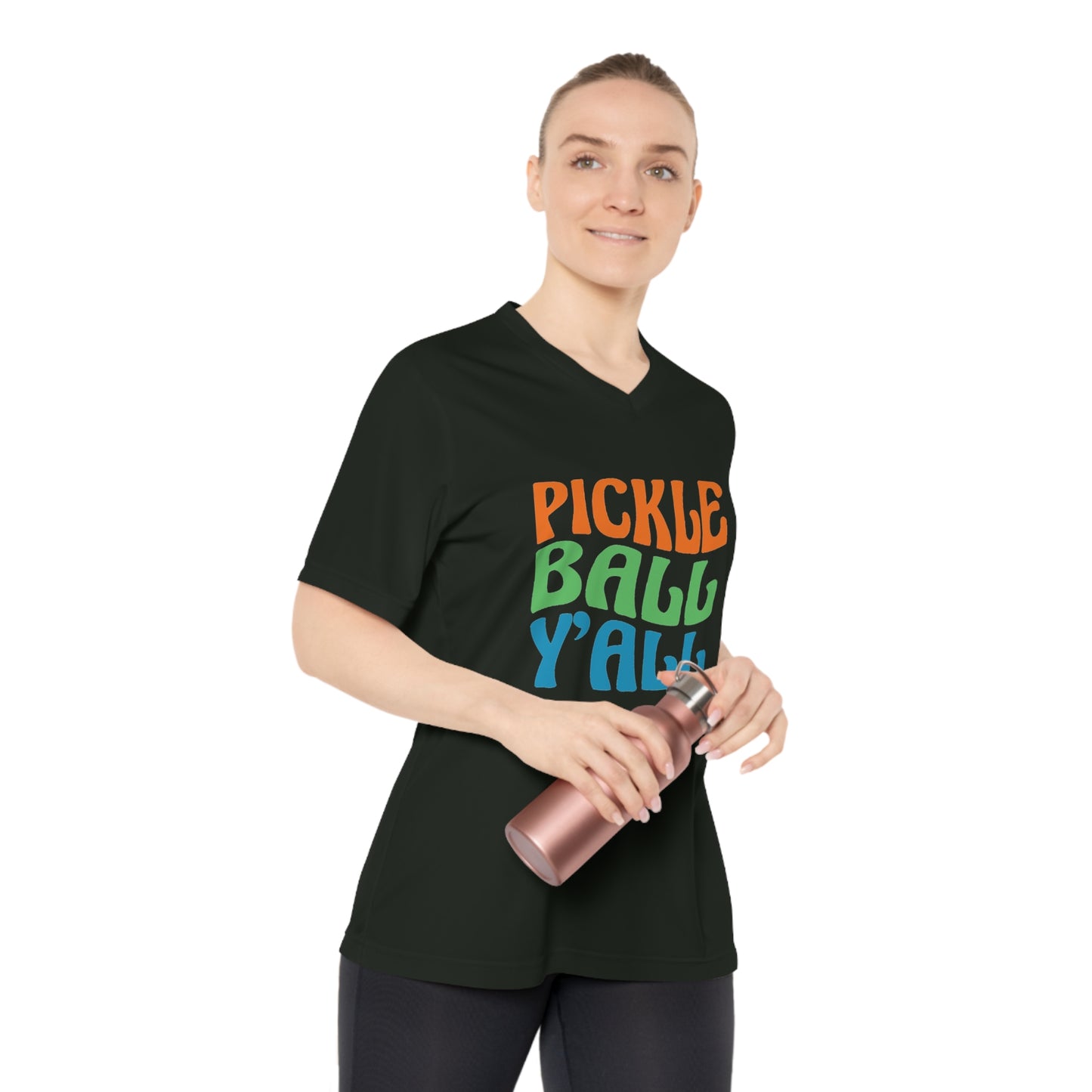 Women's Performance V-Neck T-Shirt - Pball Y'All