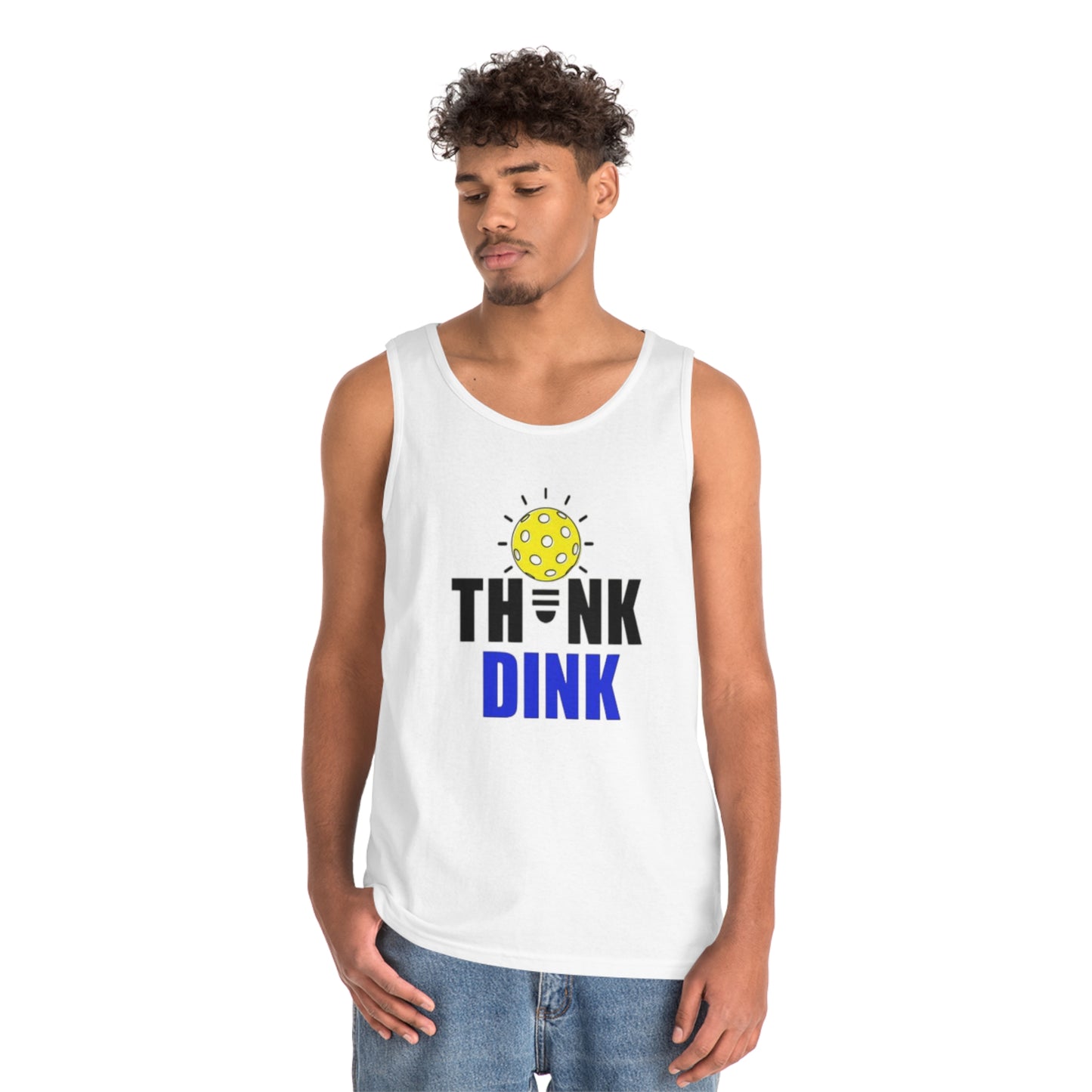 Unisex Heavy Cotton Tank Top - Think Dink