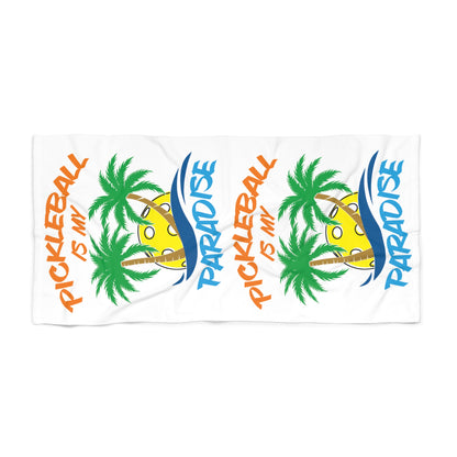 Beach Towel 30" x 60" - Pickleball Is My Paradise