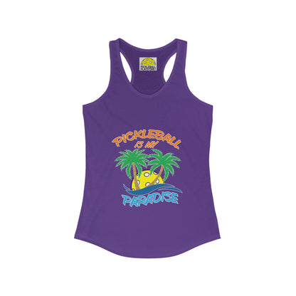 Women's Racerback Tank Combed Cotton - Paradise