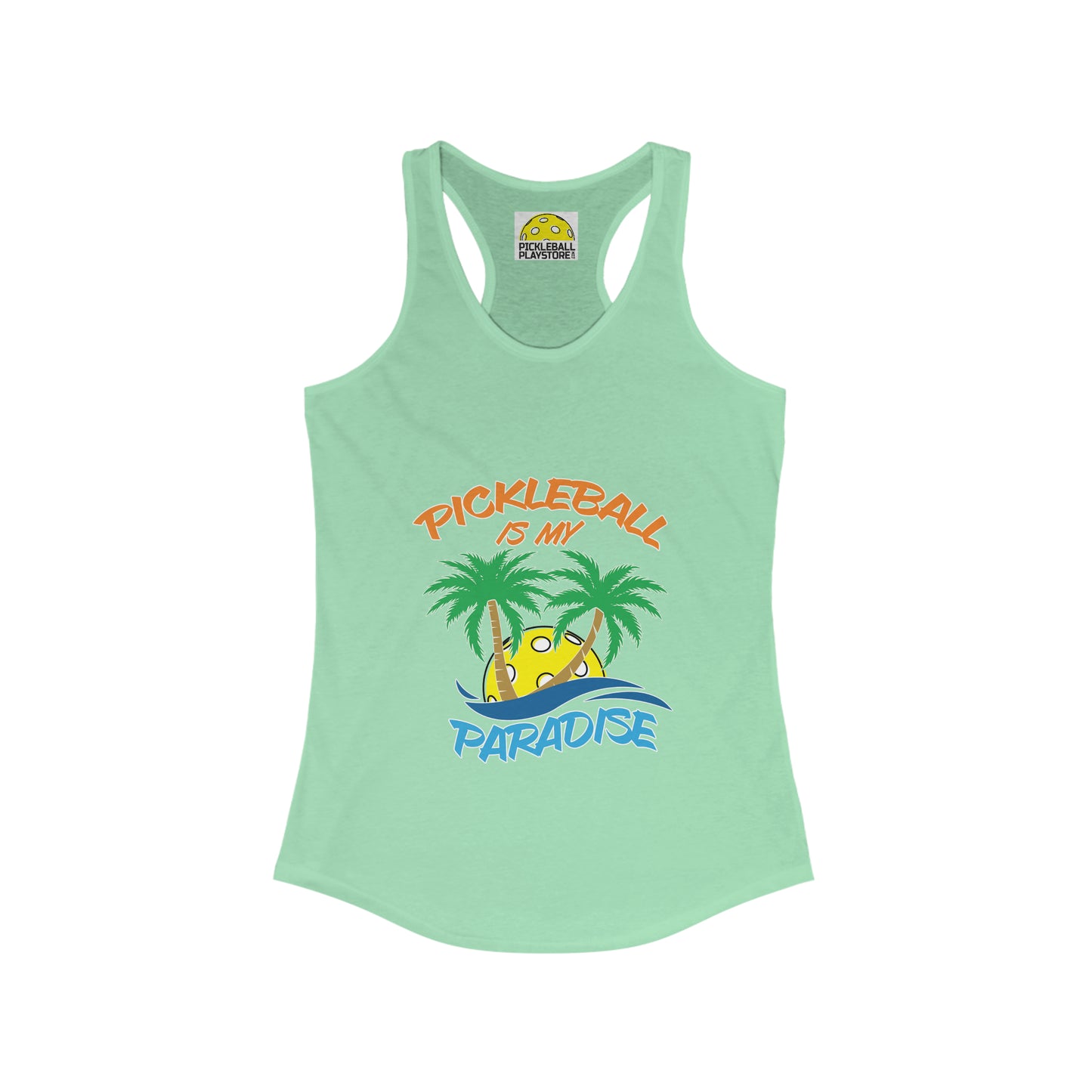 Women's Racerback Tank Combed Cotton - Paradise