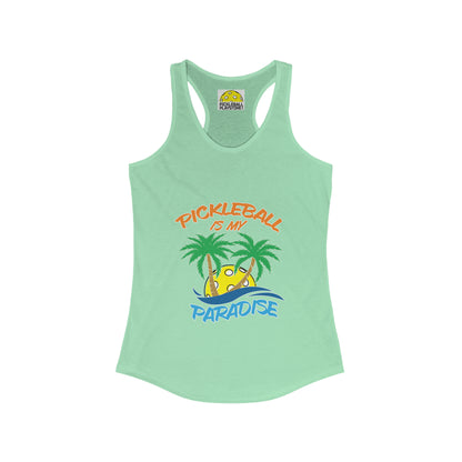 Women's Racerback Tank Combed Cotton - Paradise