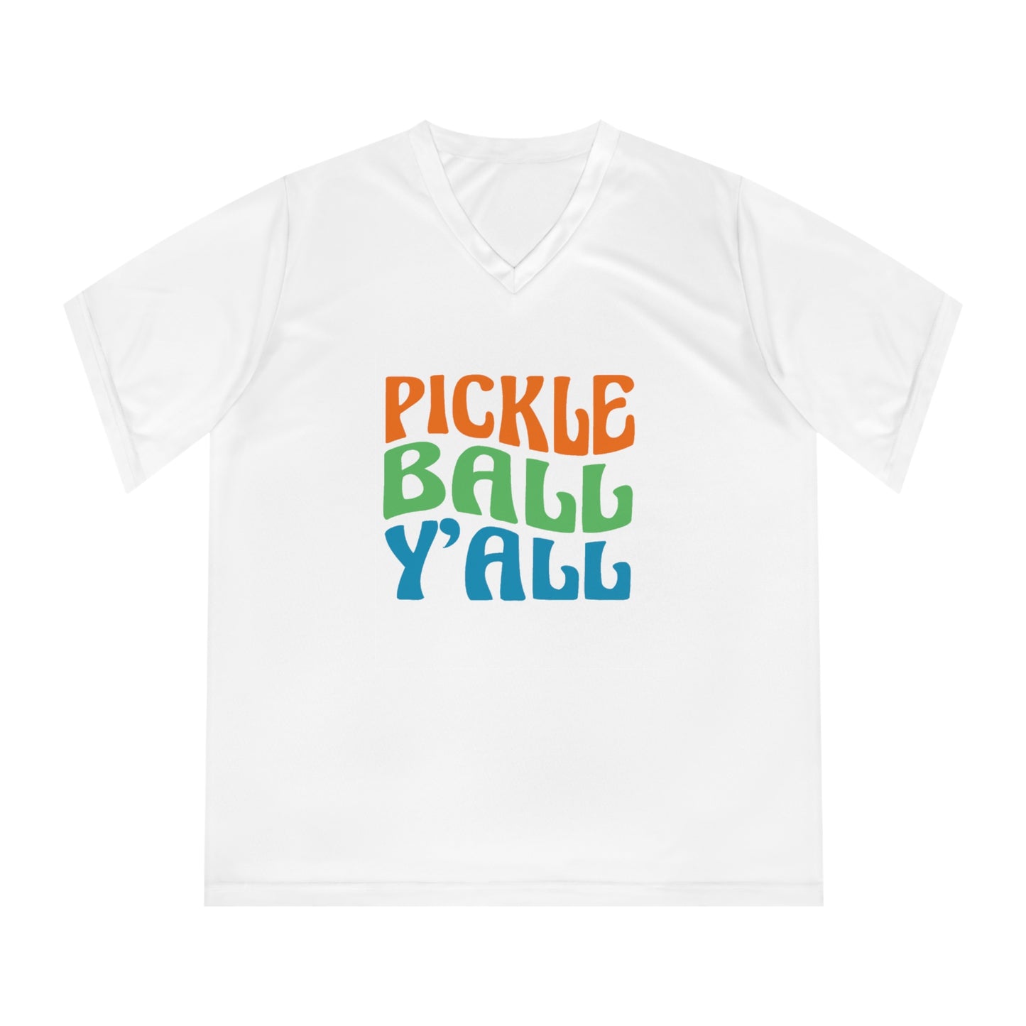 Women's Performance V-Neck T-Shirt - Pball Y'All