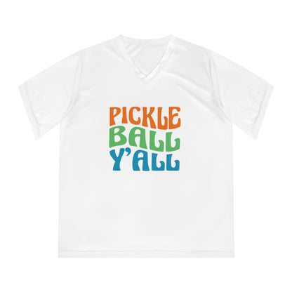 Women's Performance V-Neck T-Shirt - Pball Y'All