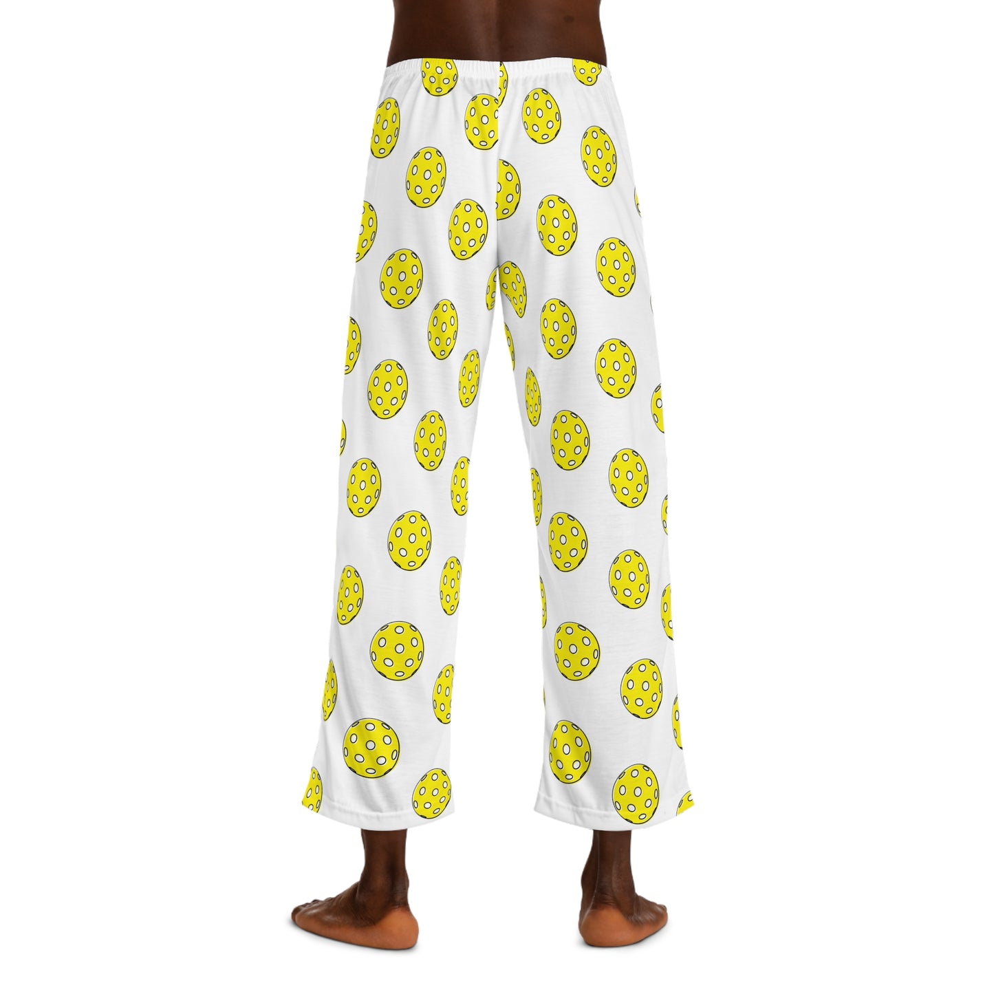 Pajama Pants All Over Print - Pickleballs