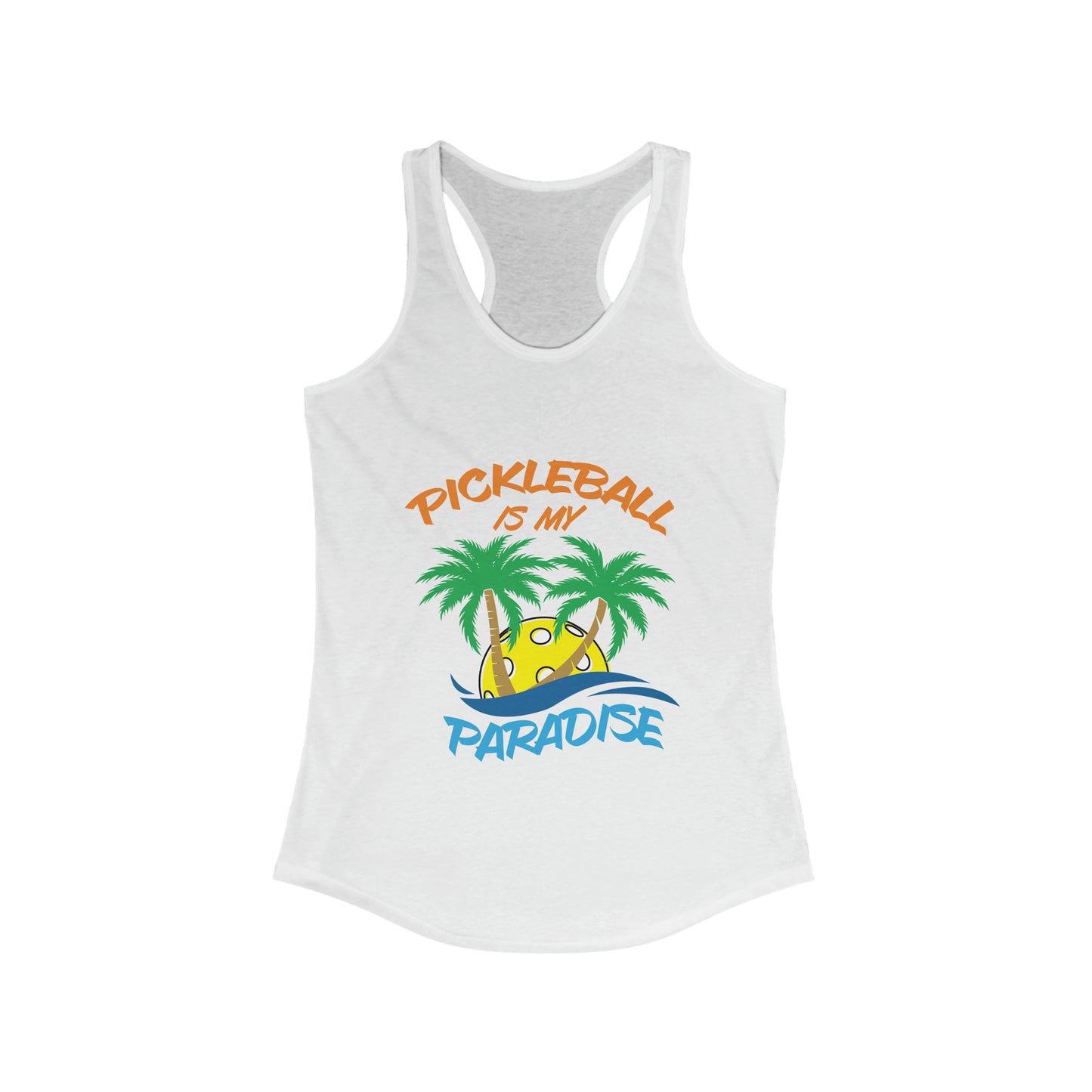 Women's Racerback Tank Combed Cotton - Paradise