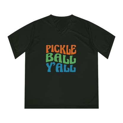 Women's Performance V-Neck T-Shirt - Pball Y'All