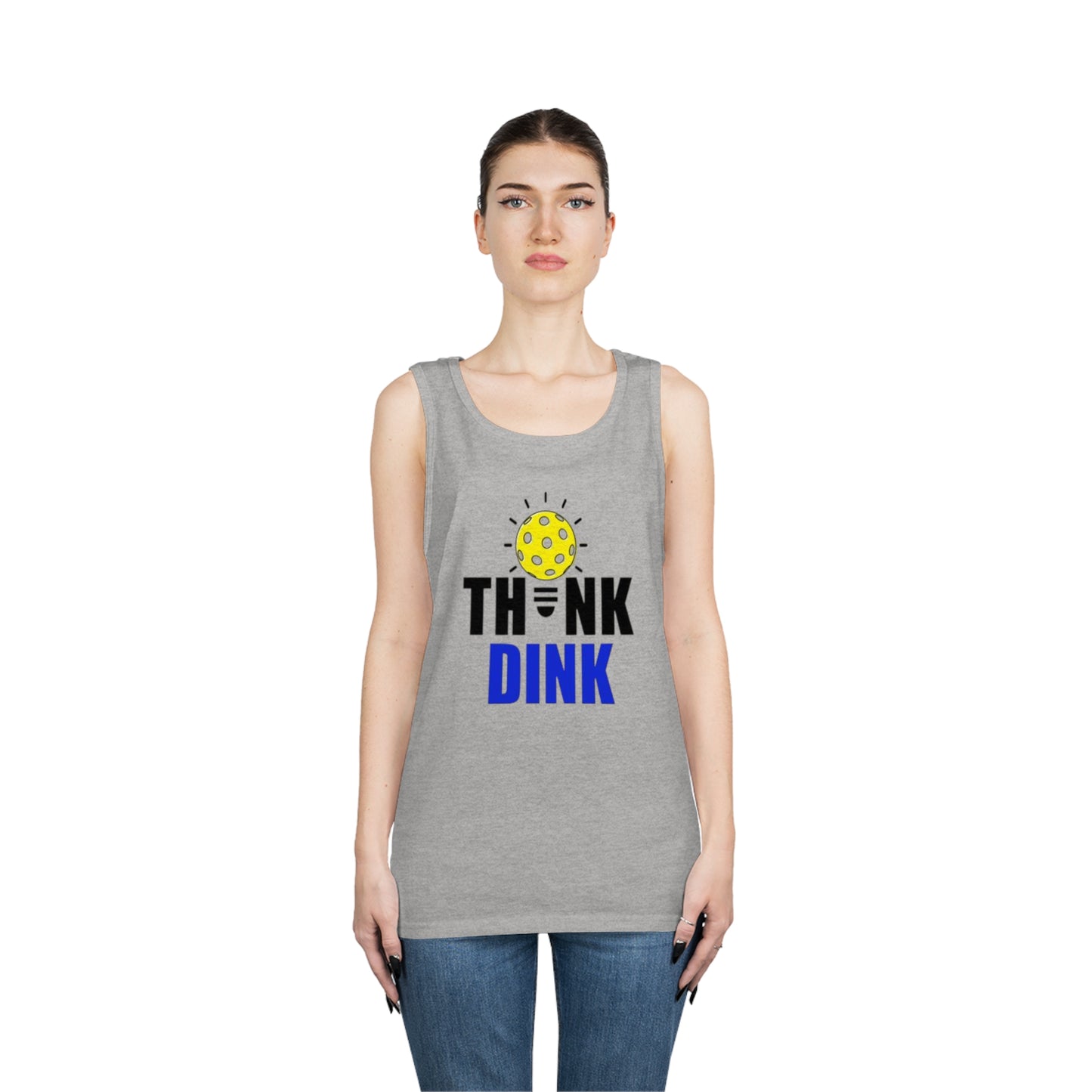 Unisex Heavy Cotton Tank Top - Think Dink