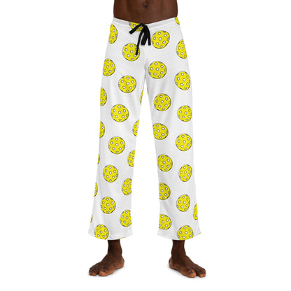 Pajama Pants All Over Print - Pickleballs