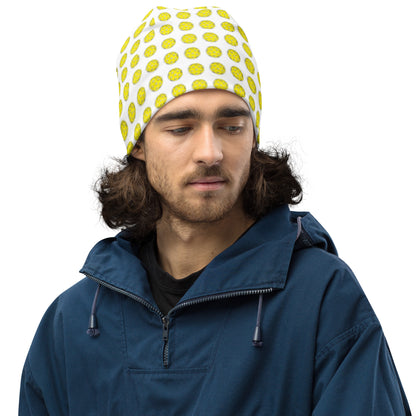 Beanie - Pickleballs All-Over Print