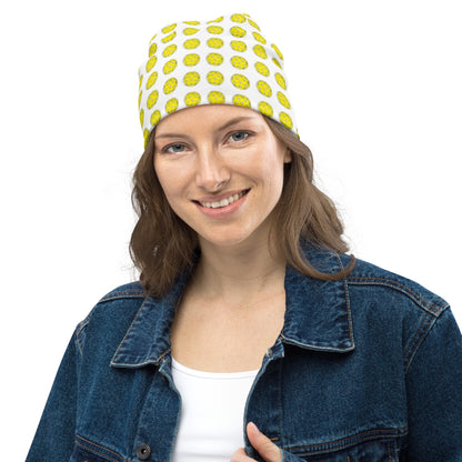 Beanie - Pickleballs All-Over Print