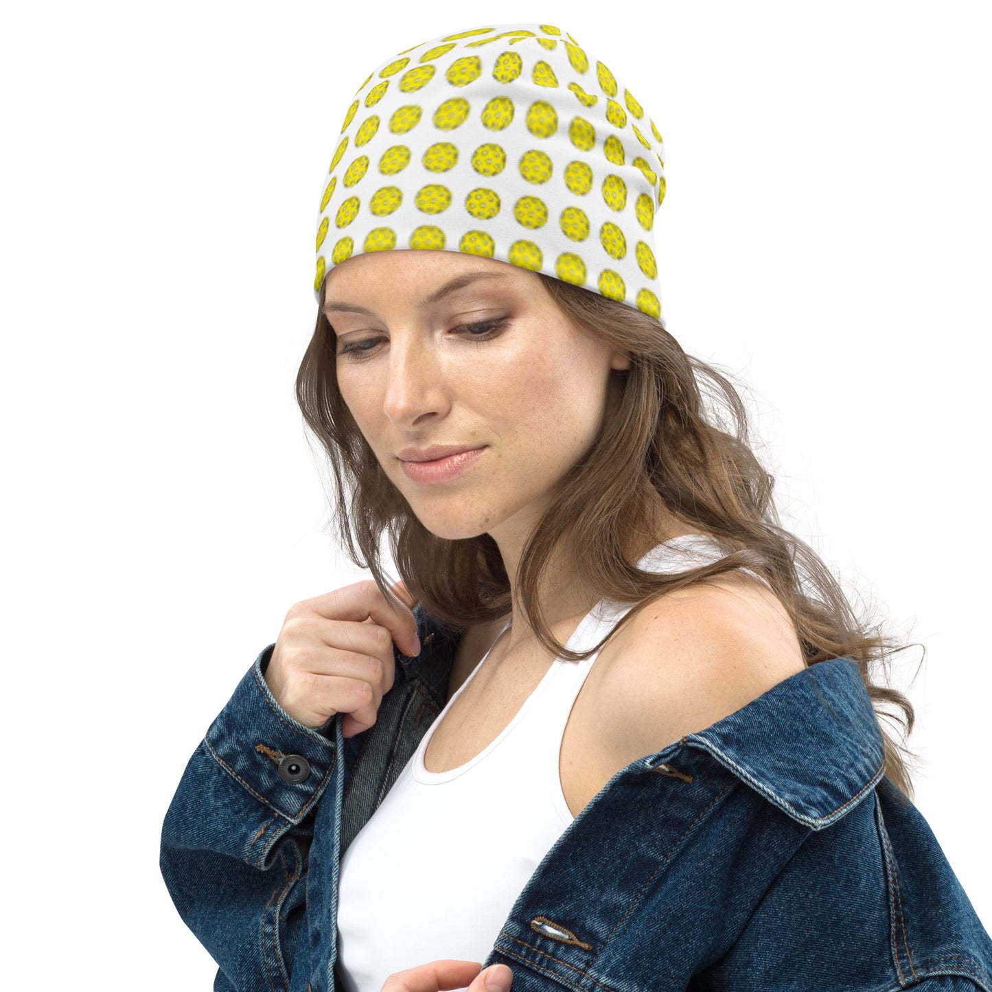 Beanie - Pickleballs All-Over Print