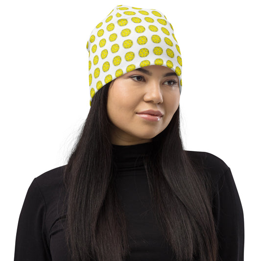 Beanie - Pickleballs All-Over Print