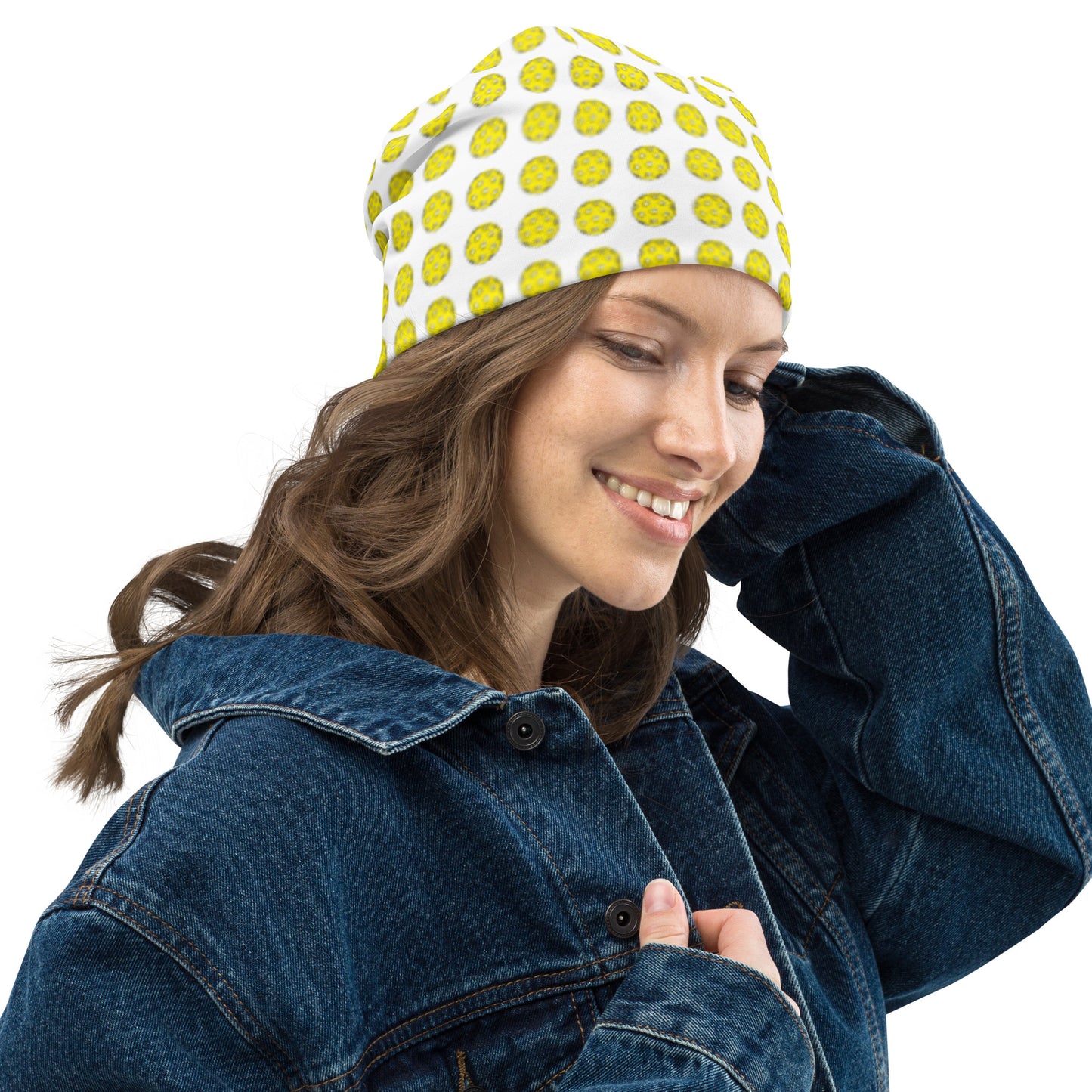 Beanie - Pickleballs All-Over Print