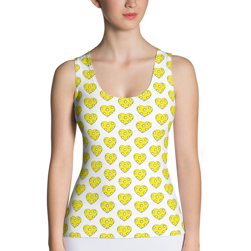 Women's Tank Top Body Hugging All Over Print - PB Heart