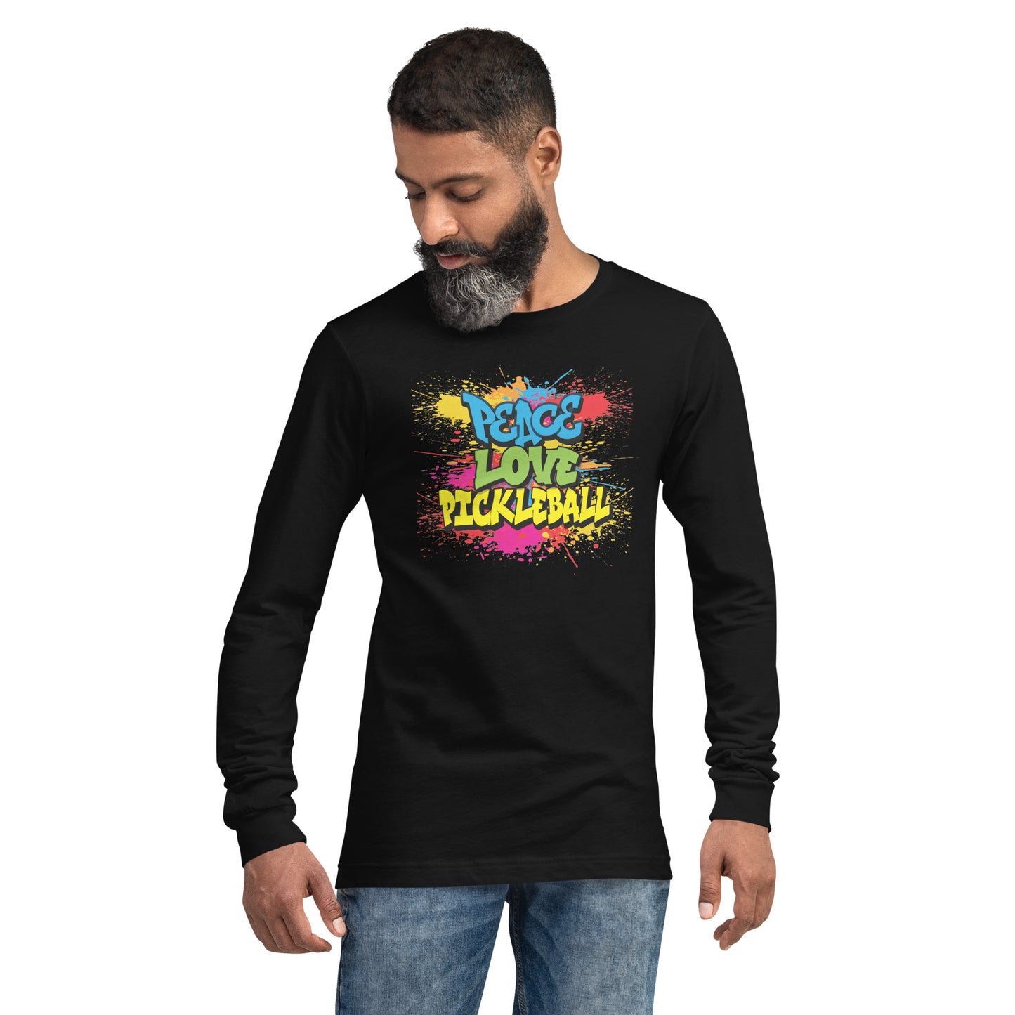 Unisex 100% Spun Cotton Long Sleeve Tee - Splash PB