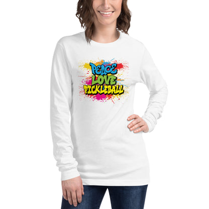 Unisex 100% Spun Cotton Long Sleeve Tee - Splash PB