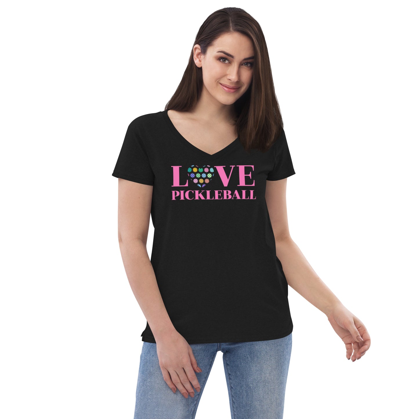 Women’s V-Neck Recycled Soft - Love Paster