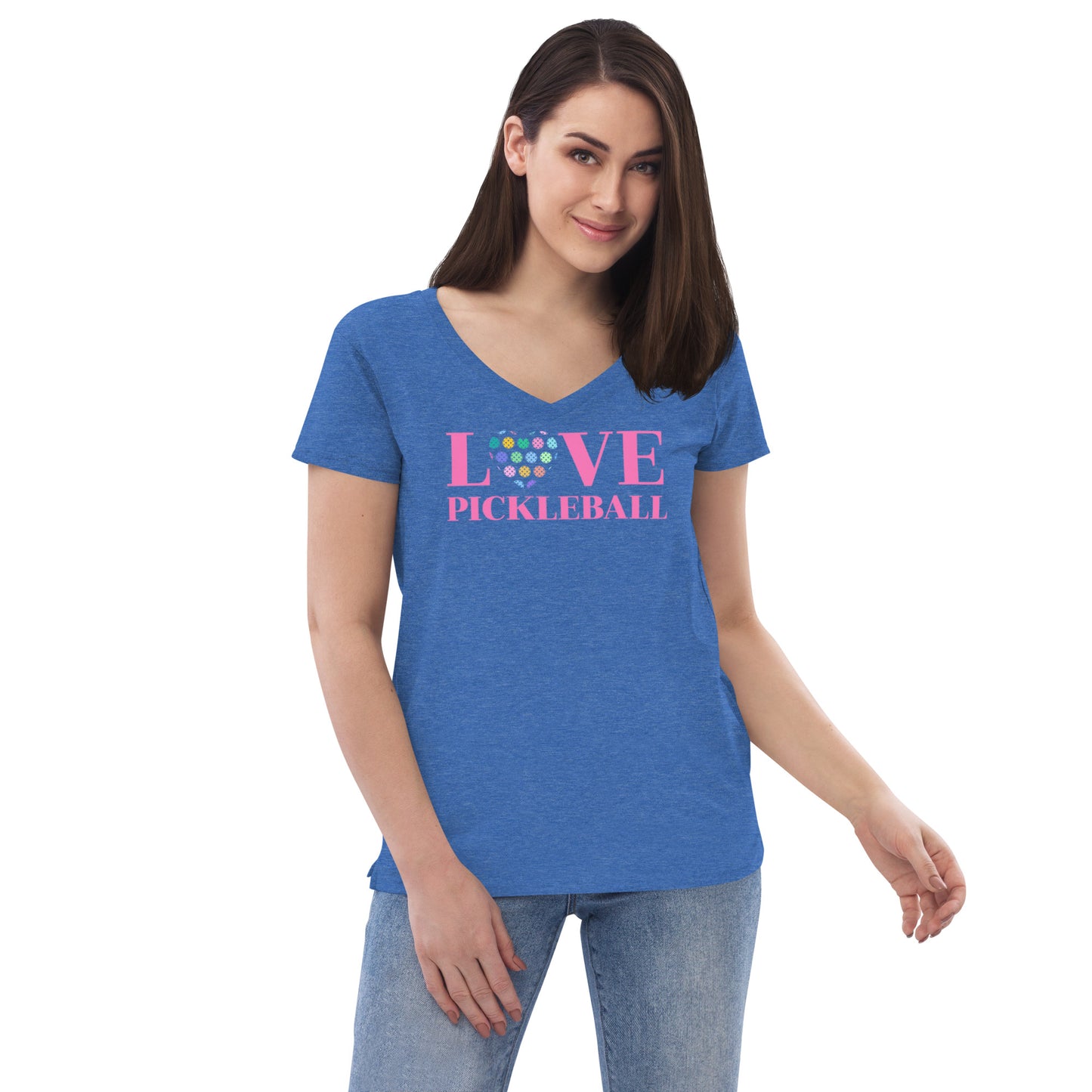 Women’s V-Neck Recycled Soft - Love Paster