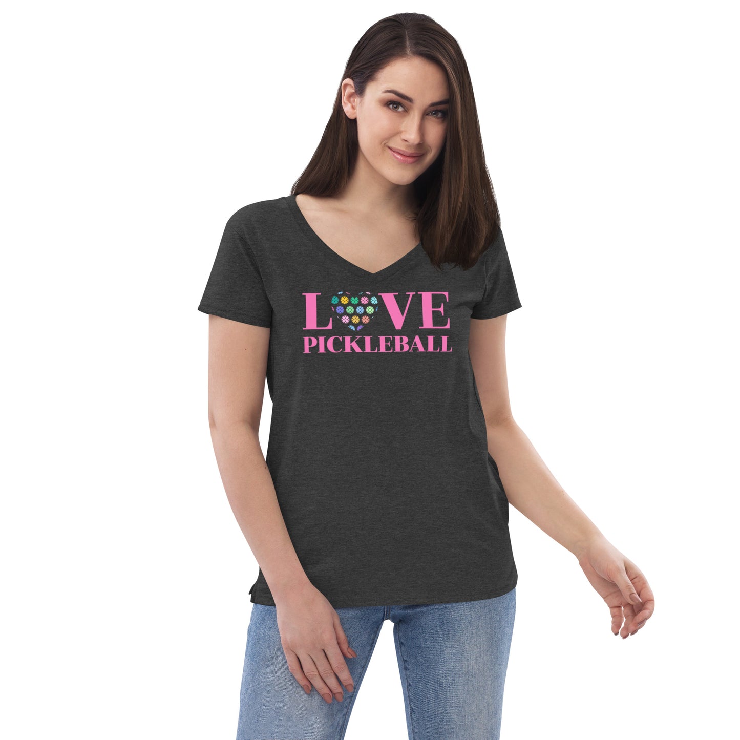 Women’s V-Neck Recycled Soft - Love Paster