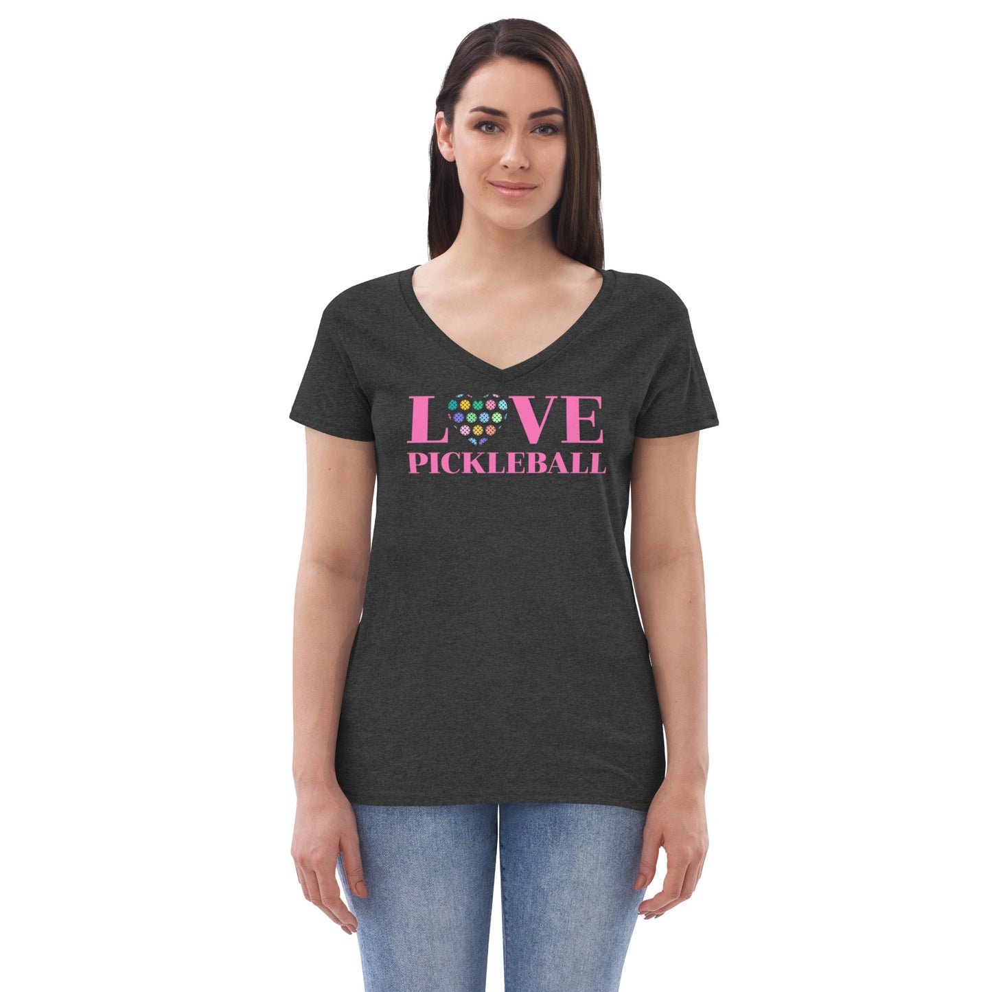 Women’s V-Neck Recycled Soft - Love Paster