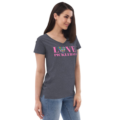 Women’s V-Neck Recycled Soft - Love Paster