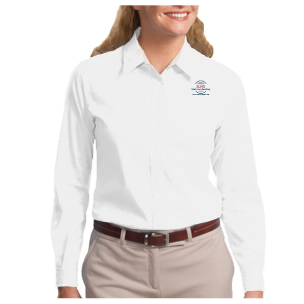 Ladies Long Sleeve Easy Care Shirt Thumbnail