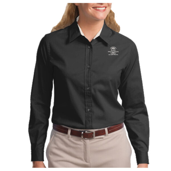 Ladies Long Sleeve Easy Care Shirt Thumbnail