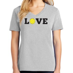 Ladies Core Cotton V Neck Tee Thumbnail