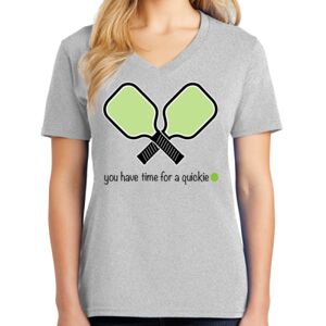 Ladies Core Cotton V Neck Tee Thumbnail