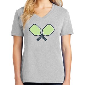 Ladies Core Cotton V Neck Tee Thumbnail