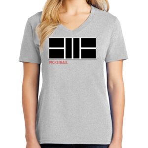 Ladies Core Cotton V Neck Tee Thumbnail